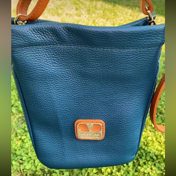 Valentina Bags Valentina Made In Italy Leather Crossbody Bag Green